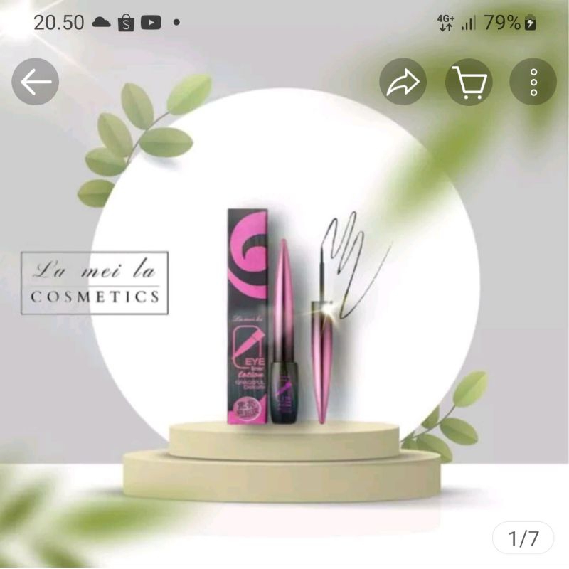 LAMEILA 781 EYELINER LOTION ANTI MEKAR TAHAN LAMA