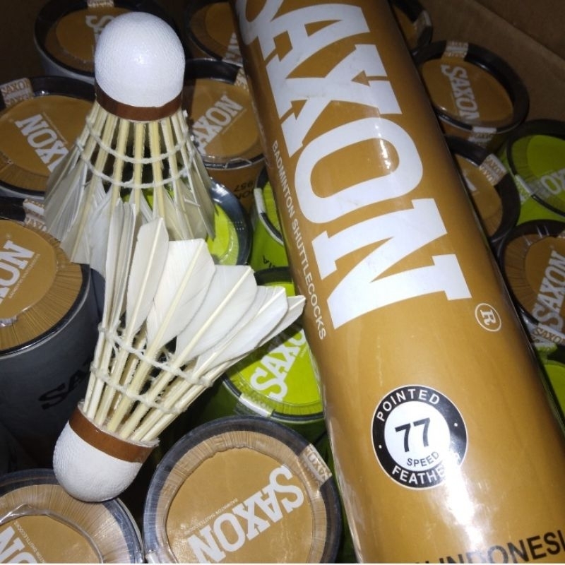 kok / cock SAXON coklat MUDA Badminton