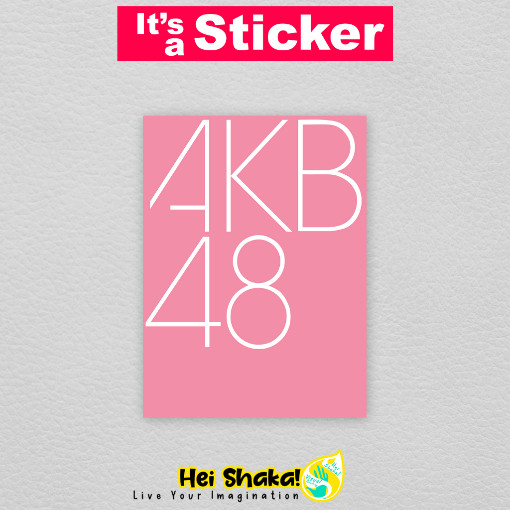 

Stiker AKB48 Sticker Musik Band Vinyl Anti Air