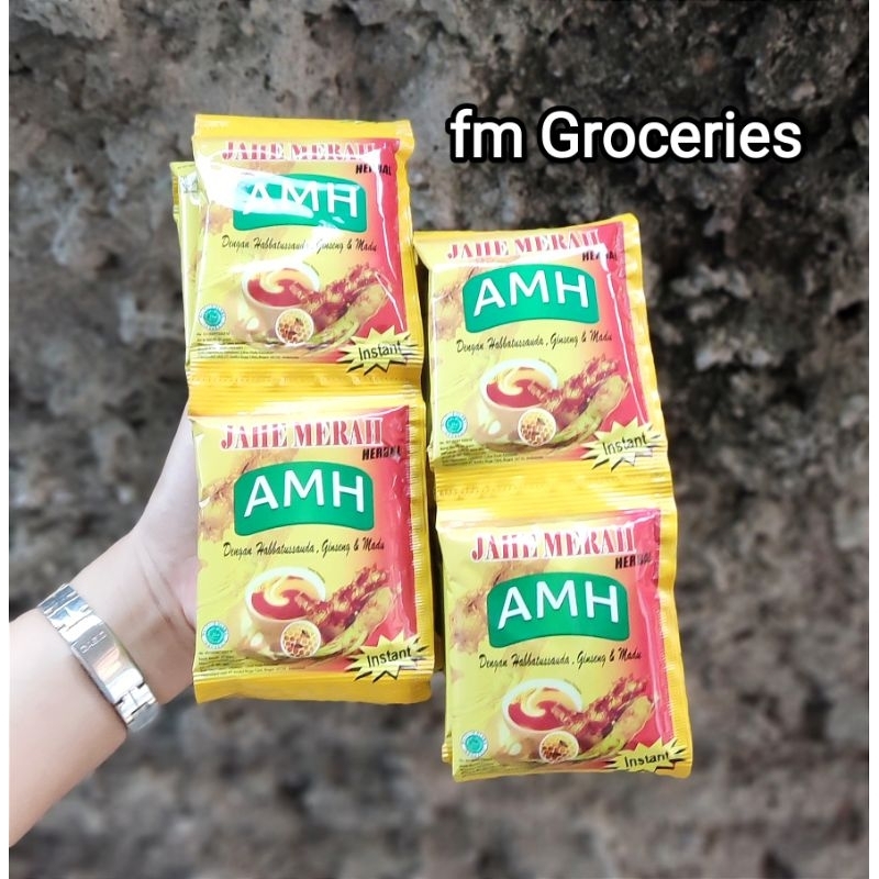 

AMH jahe merah isi 10 sachet