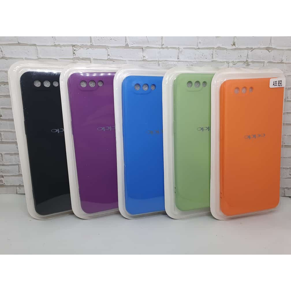 SOFTCASE SILICON RUBBER PLUS LOGO OPPO A3S