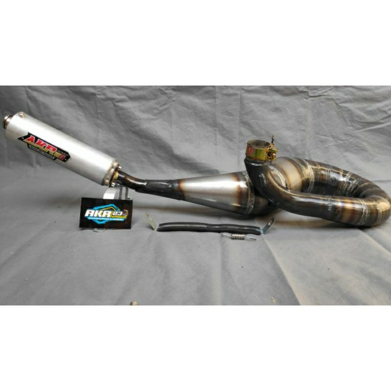 Knalpot Vespa Racing Kanan FFA Kompetisi Tune Up AKR23EXHAUSTRACING