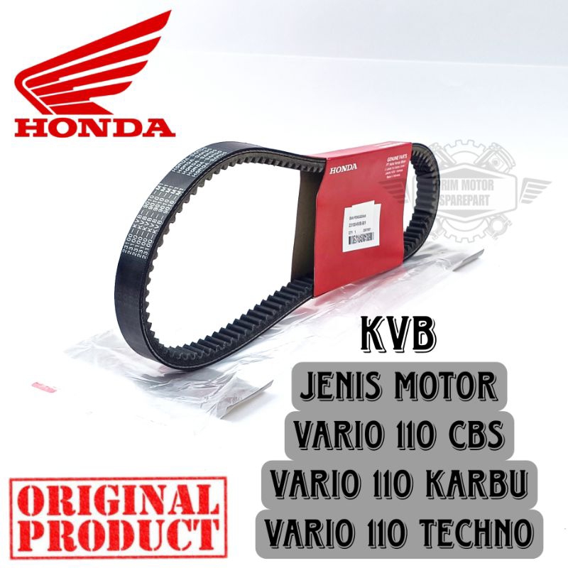 VANBELT V-BELT ORIGINAL KVB HONDA VARIO KARBU, HONDA VARIO 110 KARBU, VARIO TECHNO 110, VARIO 110