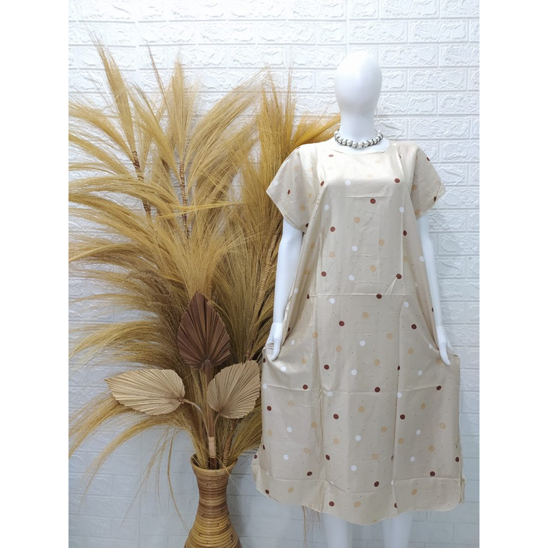 Daster Jumbo Bali Bunga / Polka