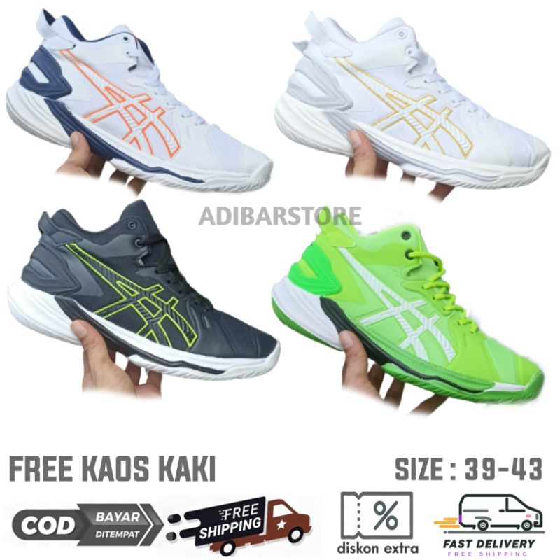 SEPATU OLAHRAGA VOLI PRIA/WANITA PROMO TERLARIS GEL-BURST 26 MID SEPATU OLAHRAGA VOLLY GEL-BURS 26 T