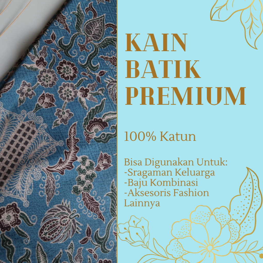 Bahan Kain Batik ParangCendrawasih Premium Katun Primisma Kualitas Terjamin