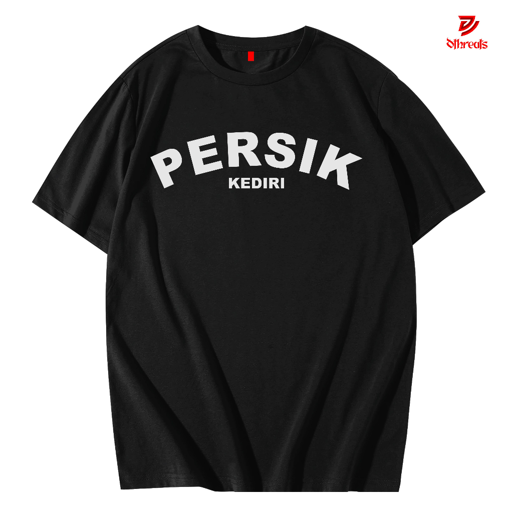 T - SHIRT kaos distro persik DTHREATS - T SHIRT Kaos PERSIK Kediri 1950 Macan Putih Laskar Jayabaya 