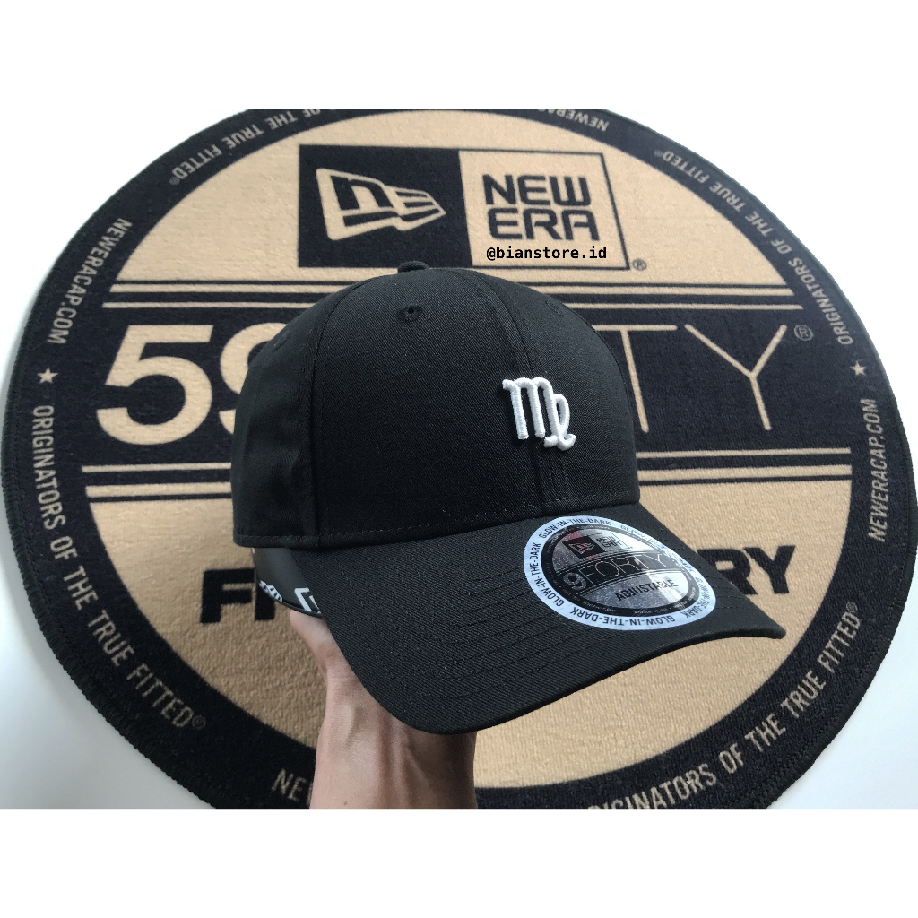 Topi New Era 9Forty Zodiac Virgo Strapback Cap Black 100% Original Resmi