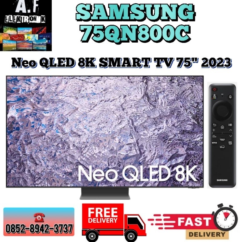 SAMSUNG 75QN800C NEO QLED 8K SMART TV 75 INCH