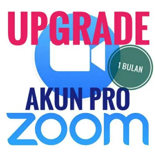 Upgrade Zoom PRO 1 Bulan FULL GARANSI Termurah