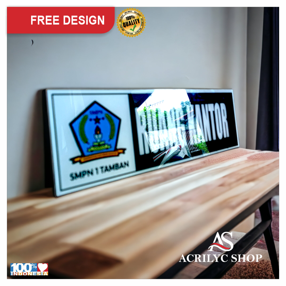 PAPAN NAMA RUANG KELAS SD SMP SMA FAKULTAS 1 SISI