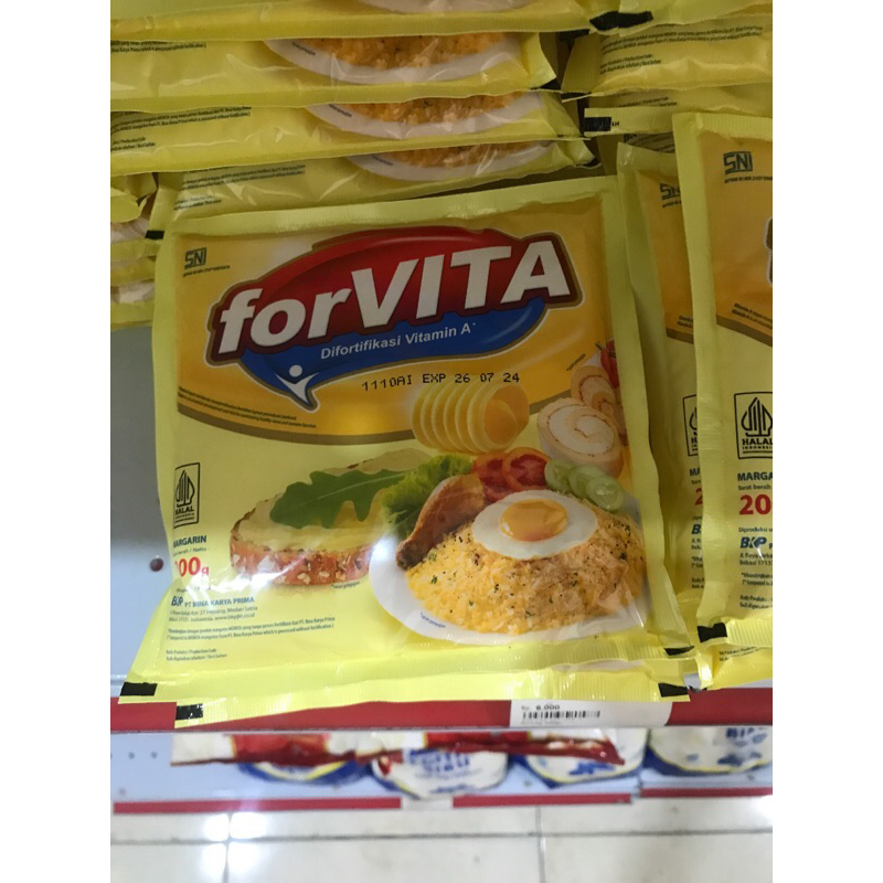 

Forvita margarine sachet 200gr