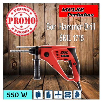 Hammer Drill/ Bor Bobok/ Bor Drill Termurah Skil 1715 (PROMO)