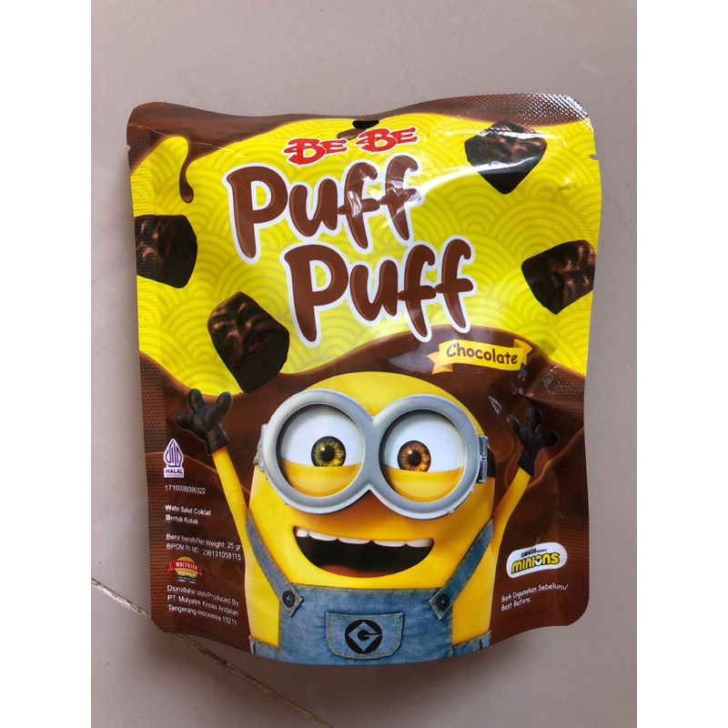 

BeBe Puff-Puff Minions Snack Coklat Jagung Gurih