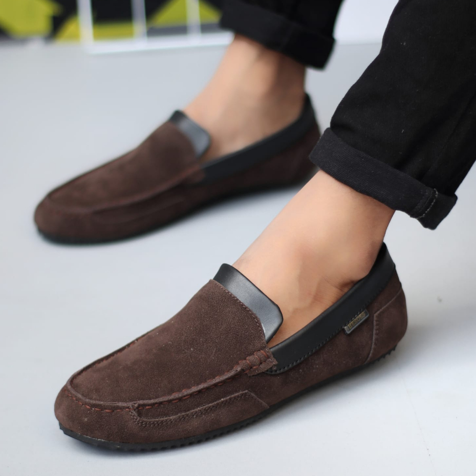 Sepatu Casual Slip-on Hitam Kerja Pria Crafs Kilian