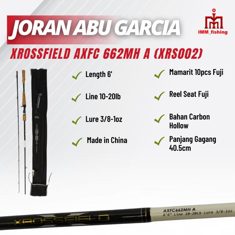 JORAN ABU GARCIA XROSSFIELD | Tongkat Pancing | Fishing Rod | Spinning | BG