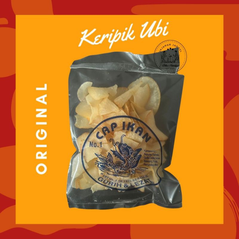 

[85GR & 250GR] KERUPUK UBI ORIGINAL | KERUPUK CAP IKAN | KERUPUK JADOEL NOSTALGIA JAJANAN SD
