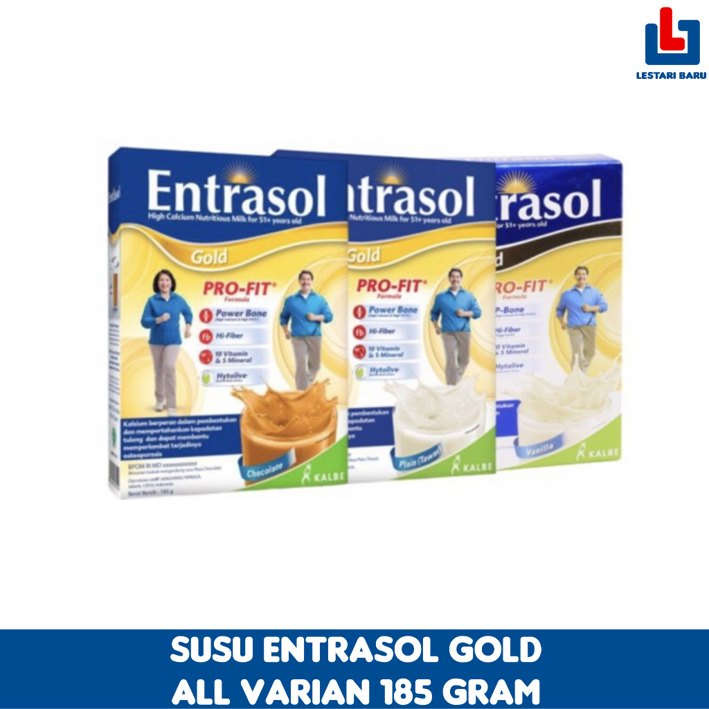 

Susu Entrasol Gold All Varian 185 Gram