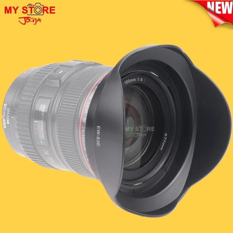Lens Hood Tudung Lensa Canon EW-83E 77mm EF-S 10-22mm f3.5 USM EF 16-35mm f2.8L USM 17-40mm f4L USM 20-35mm F3.5 L 17-35mm f2.8 L