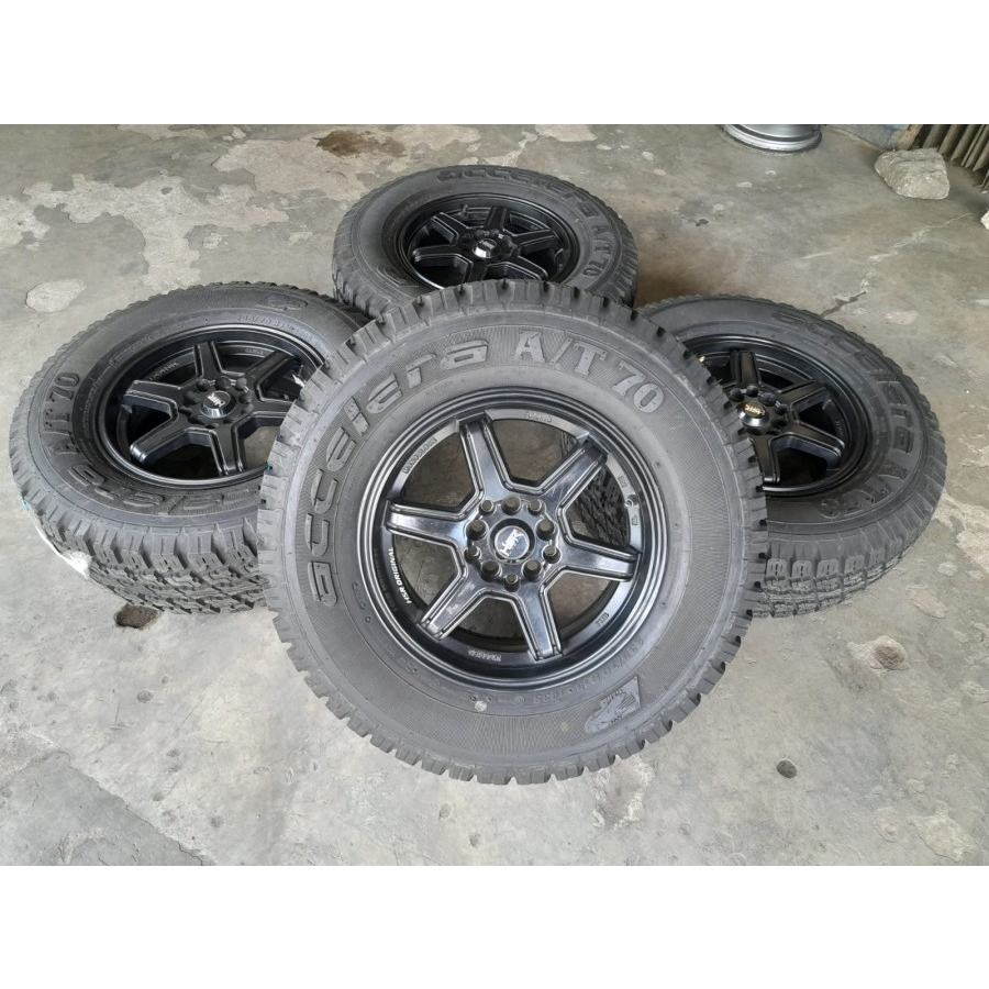 Velg Bekas Mobil Rush, Terios, Crv Lama, Xtrail Lama, Velg Ring 15 Hsr Minas Ban Baru 235 70 R15 Acc