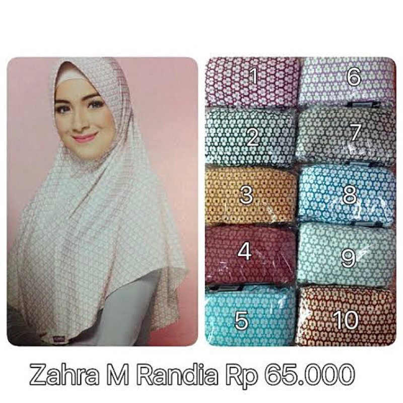 Bergo Elzatta Zahra M Randia