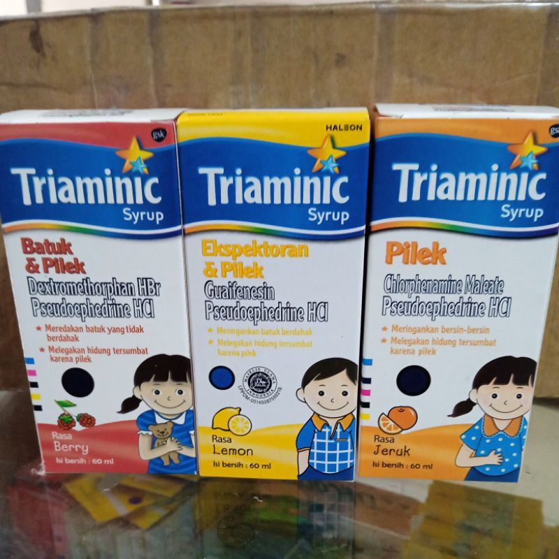 Triaminic Sirup 60ml/Triaminic Batuk Pilek/Triaminic Pilek/Triaminic Exp dan Pilek;8992695392145;899