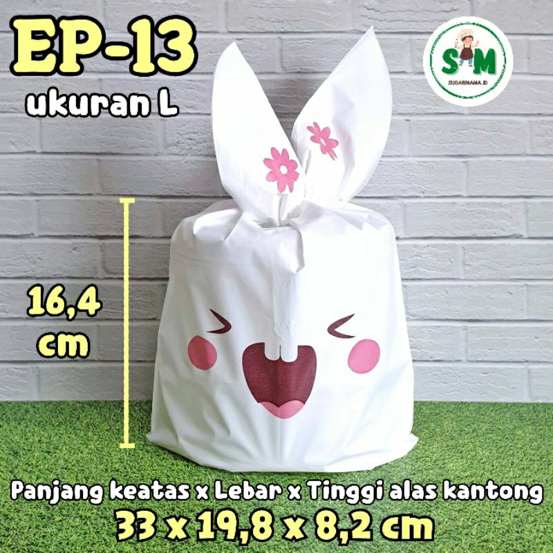 

Plastik ikat Lucu EP 13 (10pcs) Uk L / Besar Goodie bag Snack Hampers ulang tahun Kantong tas Souvenir