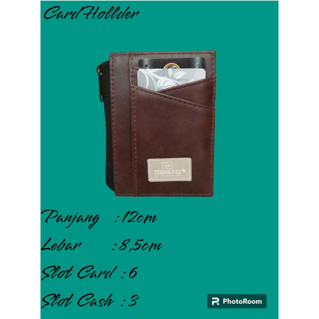 THREE.PAI CARDHOLDER HICORY BROWN CARDHOLDER STYLE CARDHOLDER KEKINIAN CARDHOLDER PRIA TRENDING CARD