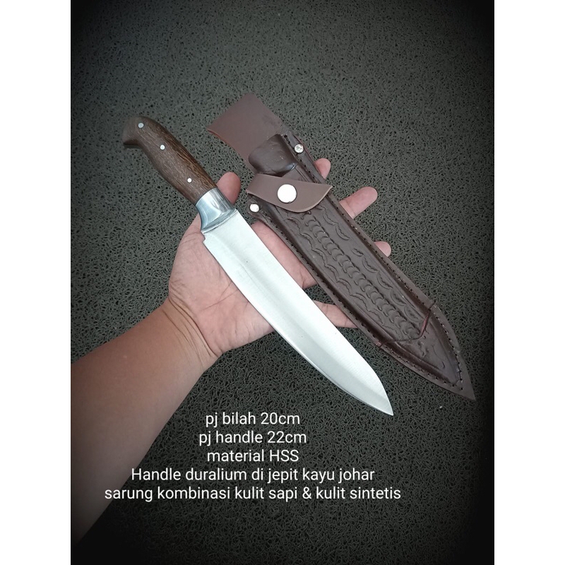 Pisau Dapur Pisau Daging Siap Pakai Bilah HSS