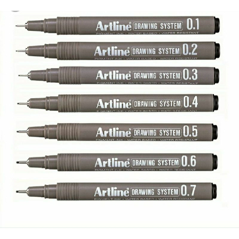 

Drawing Pen Artline / Pulpen Drawing Pen Artline Ek-23 0.1/0.2/0.3/0.4/0.5/0.6/0.7/ Artline Drawing