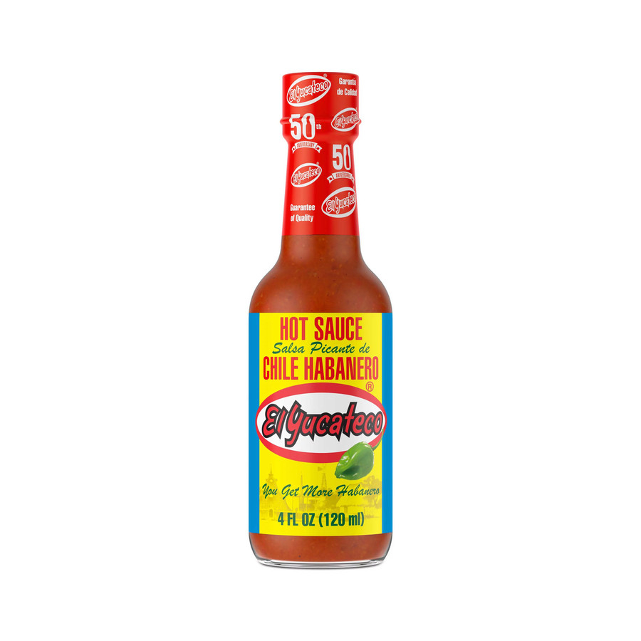 

El Yucateco Chile Habanero Roja Red Hot Sauce Saus Sambal Mexico Pedas