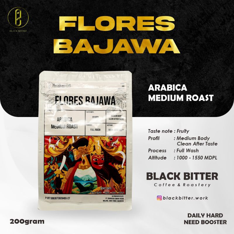 

Kopi Arabika Flores Bajawa 200 Gram - Biji Dan Bubuk Arabica Original