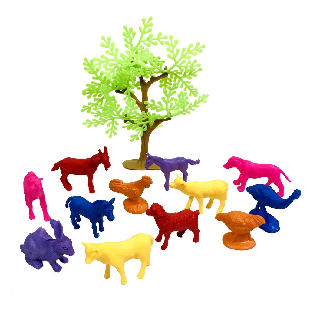 Mainan Figur Hewan Ternak Karet Farm Animal YH 25
