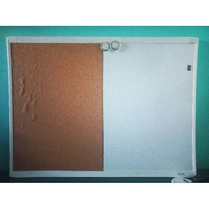 

Papan Tulis Magnetic Board and Cork White Frame