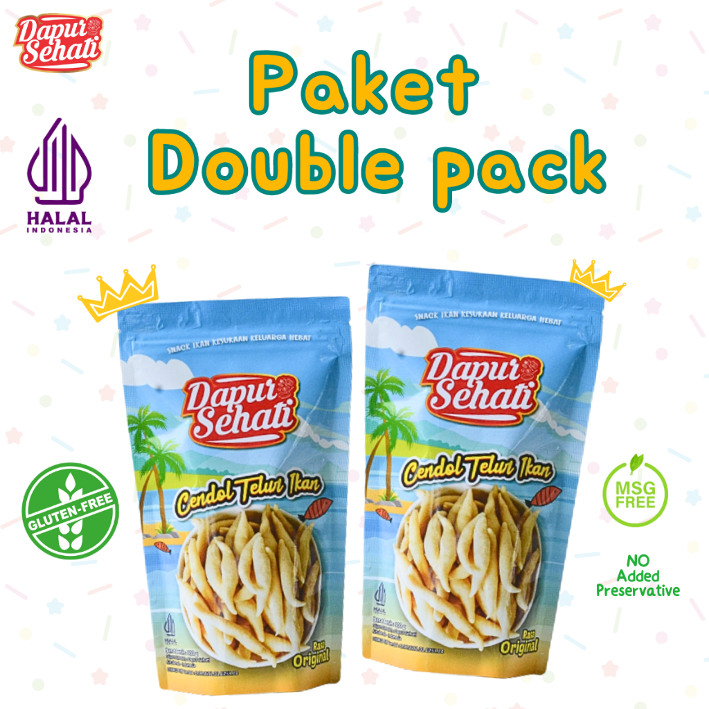 

Double Pack Snack Cendol Telur Ikan DAPUR SEHATI - Paket Hemat