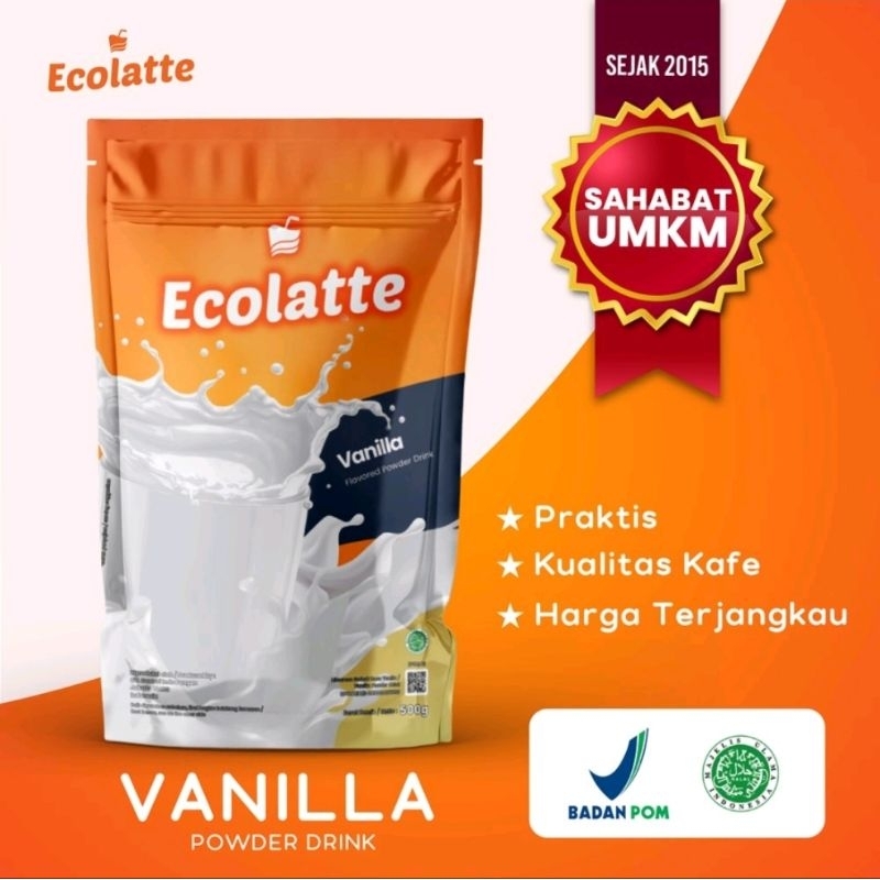 

BUBUK MINUMAN RASA VANILLA 500grm / Powder drink / Bubuk Enak / Minuman TerEnak Rasa Vanilla kemasan 500grm