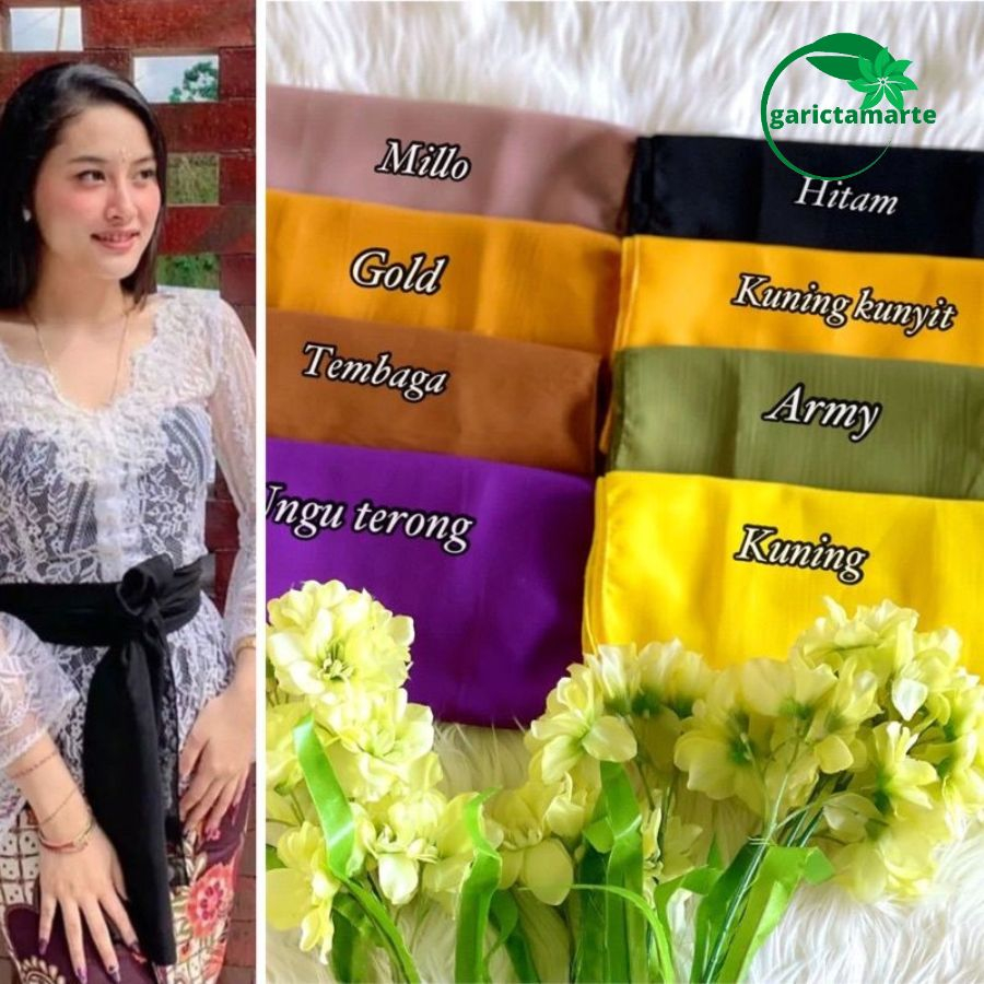 Selendang Bali / selendang sifon/ Sampur Polos / Selendang Bali Sampur Kain Tari Senteng Warna Warni