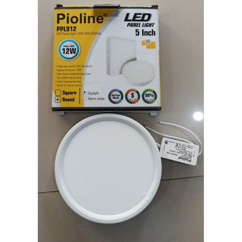 LAMPU LED PANEL LIGHT 5 INCH 12 WATT PIOLINE