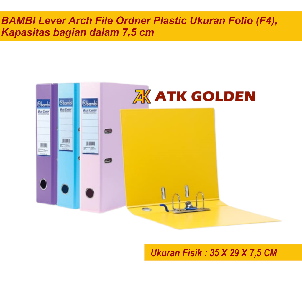 

Ordner Bambi Ukuran Folio/F4 (1010)