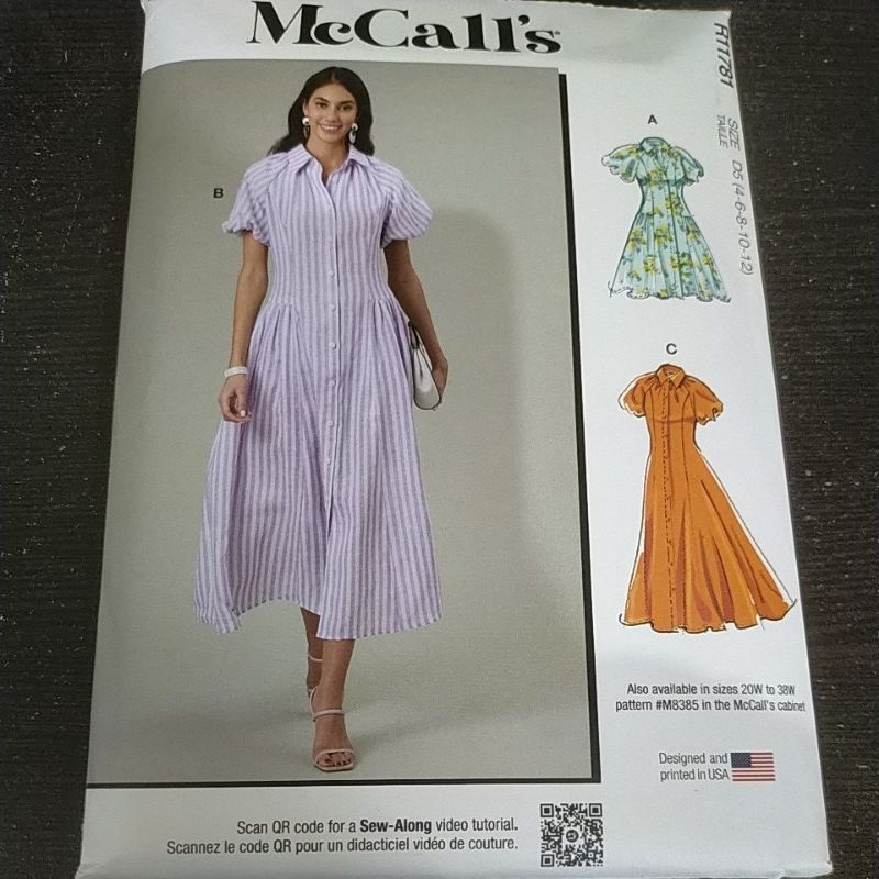 Pola Jahit Baju McCall's R11781