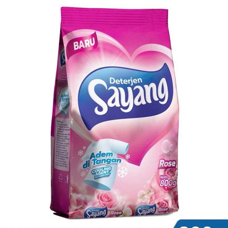 Sayang Detergen Rose 800gr
