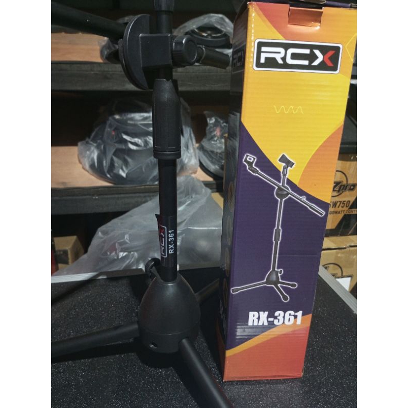 Stand mic pendek hitam Merek Rcx