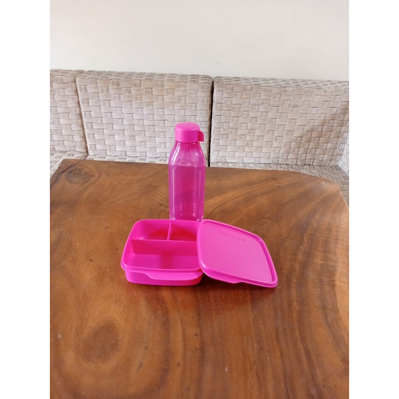 Tempat Makan Botol Minum Set Tupperware Loly Tup dan Groovy