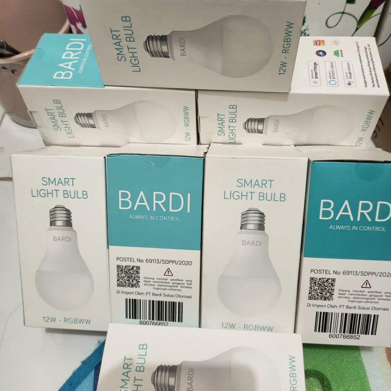 Bardi 12 watt RGBWW Wifi smart light Lampu bardi 12w Original