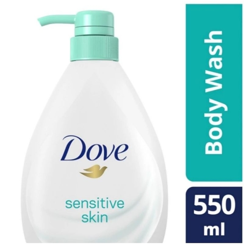 Dove Sensitive Skin Body Wash 550Ml Dove Sabun Kulit Sensitive 550 Ml