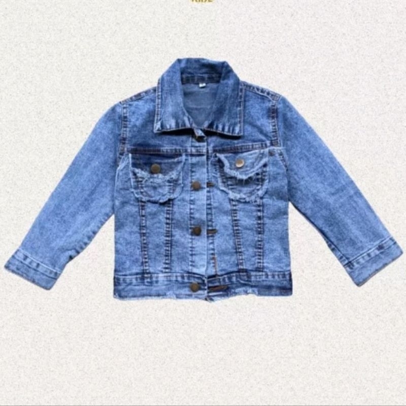 Jaket jeans anak perempuan - jaket anak perempuan