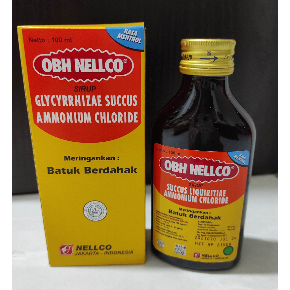 OBH Nellco Batuk Berdahak Syrup 100 ml Sirup Obat Nelco Nilco Special