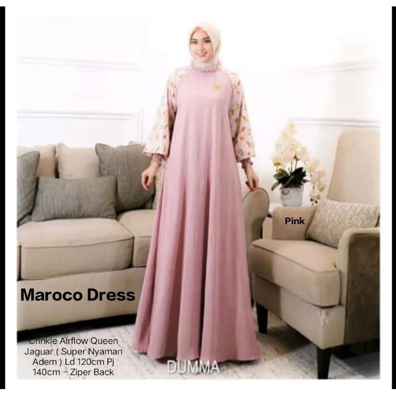 NEW GAMIS DRESS MAXY // MAROCO DRESS ORI DUMMA. ID