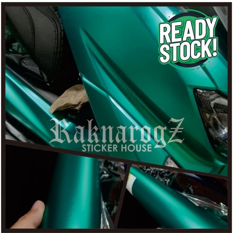 Stiker Skotlet Chrome Matte HIJAU