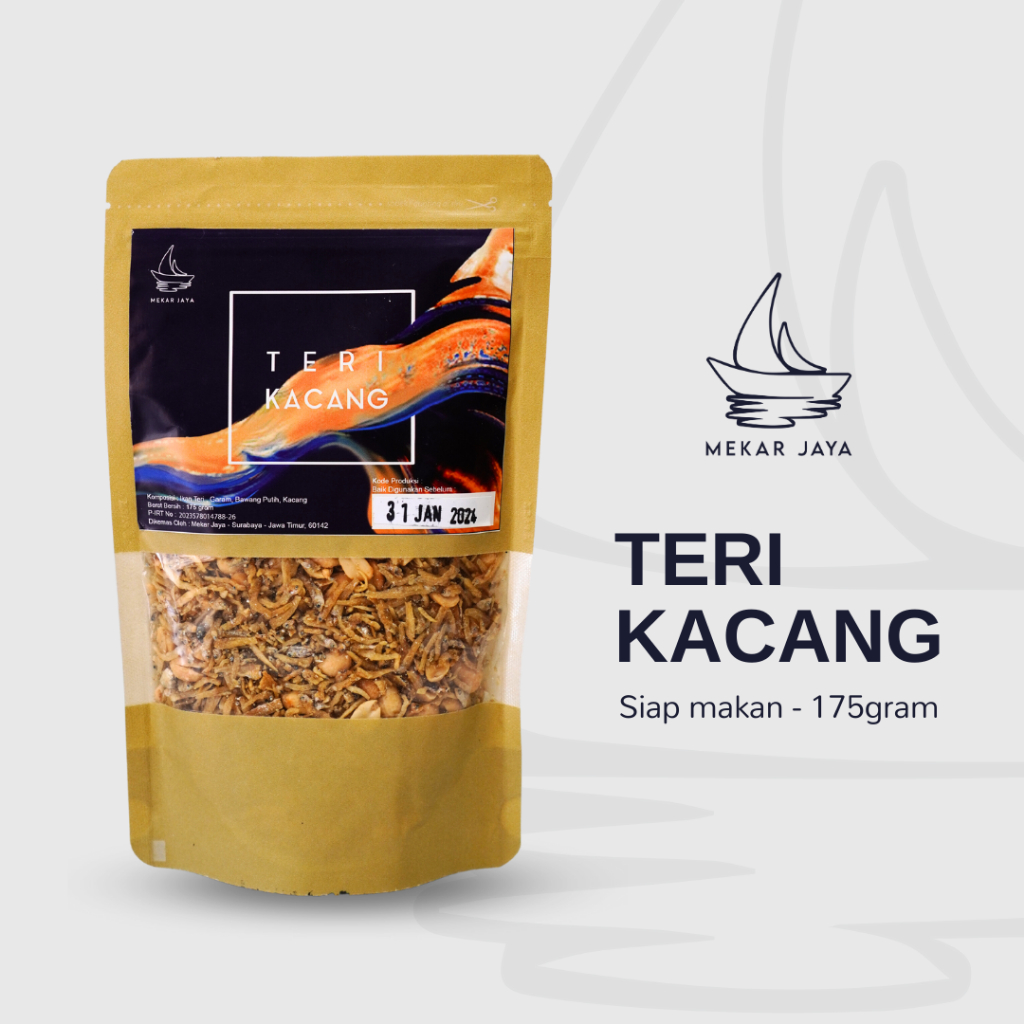 

Snack Teri dan Kacang Goreng Lauk Siap Makan Praktis